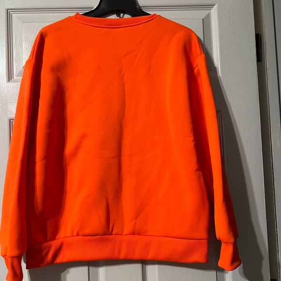 Orange Tuxedo Cat Graphic Sweatshirt - Unbranded - Picture 2 of 2